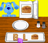 Blue's Clues - Blue's Alphabet Book (USA) In game screenshot